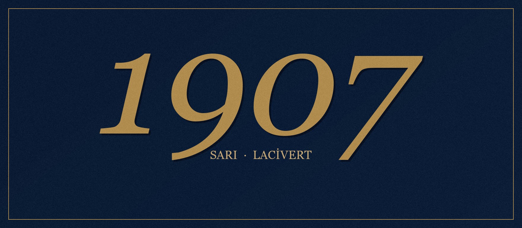 1907 — sarı lacivert tipografik kapak